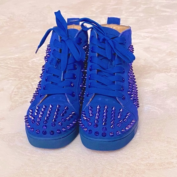 Christian Louboutin Louis Spike High-Top Trainers - Picture 4 of 9
